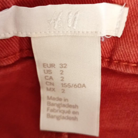 H&M denim shorts pumpkin size 2 - Picture 5 of 5